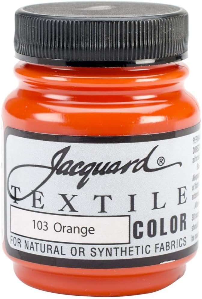 Jacquard Textile Color Orange by Jacquard