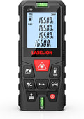 LT50 Laser Distance Meter – 50m (165ft) Range, High Accuracy, Multiple Measurement Modes, Built-in Level Bubble, and Mute Function Handle Laser Distance Measurement Tool