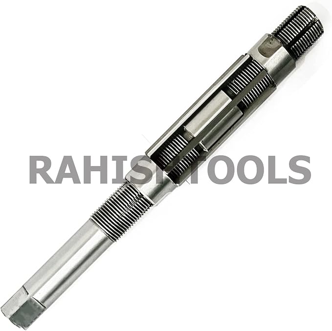 Adjustable Hand Reamer Tool H4 to H12 Sizes - 15/32" to 1-3/16” Reaming Tool for Precise Hole Finishing with Carbon Steel Blades - Hand Tools Reamers for Metal & Wood - 11.90mm - 30.16mm