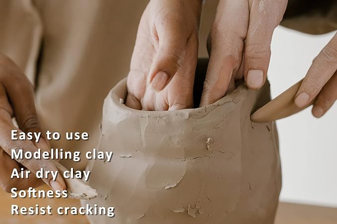 ReArt Natural Air-Dry Clay, Pottery Clay10LBs - Image 3