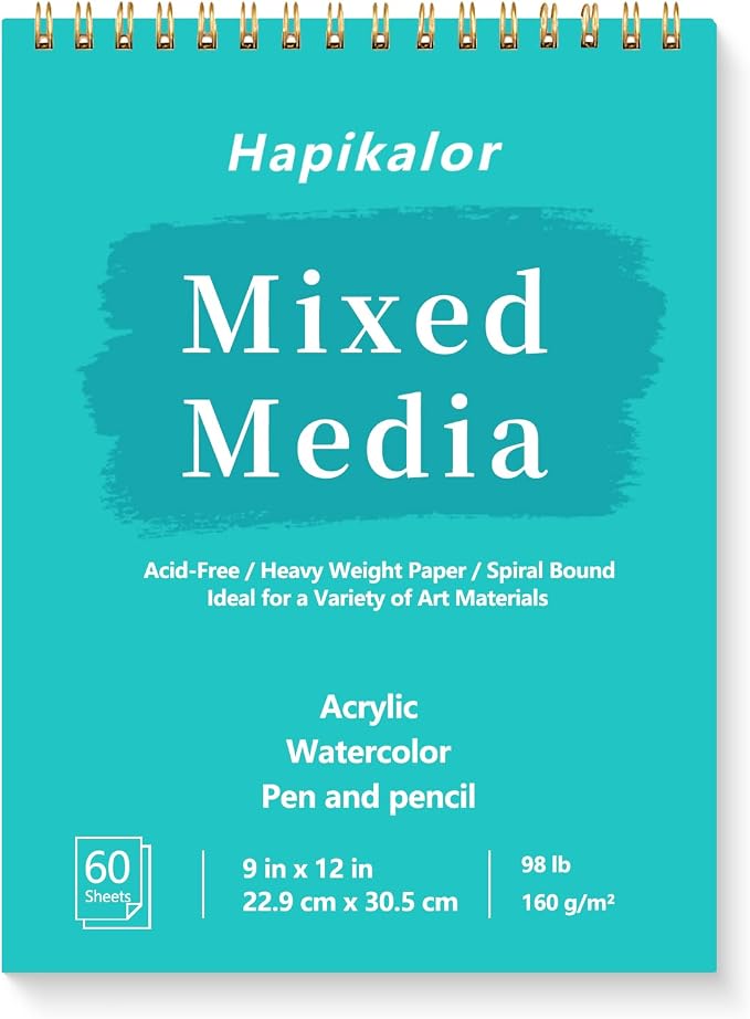 Sketch Book Mixed Media Pad by Hapikalor