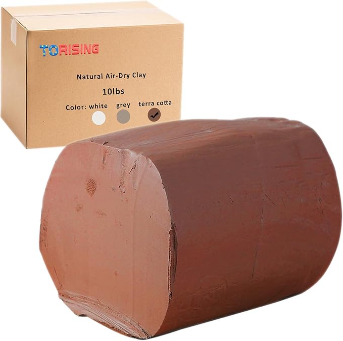 Air Dry Clay 10 LBs, Pottery Modeling Clay by Torising