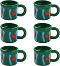 FASHEWELRY 6Pcs Alloy Mini Tea Cups by FASHEWELRY