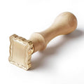 Frame Wax Seal Stamp, 3D Embossed Relief Carving Head and Wood Handle by Pilloze