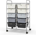 BECOMFORT 10-Drawer Rolling Cart by BECOMFORT