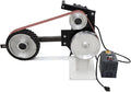Belt Sander Variable Speed Power Bench Sander 2X71inch Vertical and Horizontal Belt Sander for Metal Working & Knife Making With 3 Grinding Wheels and Base 110V 1500W