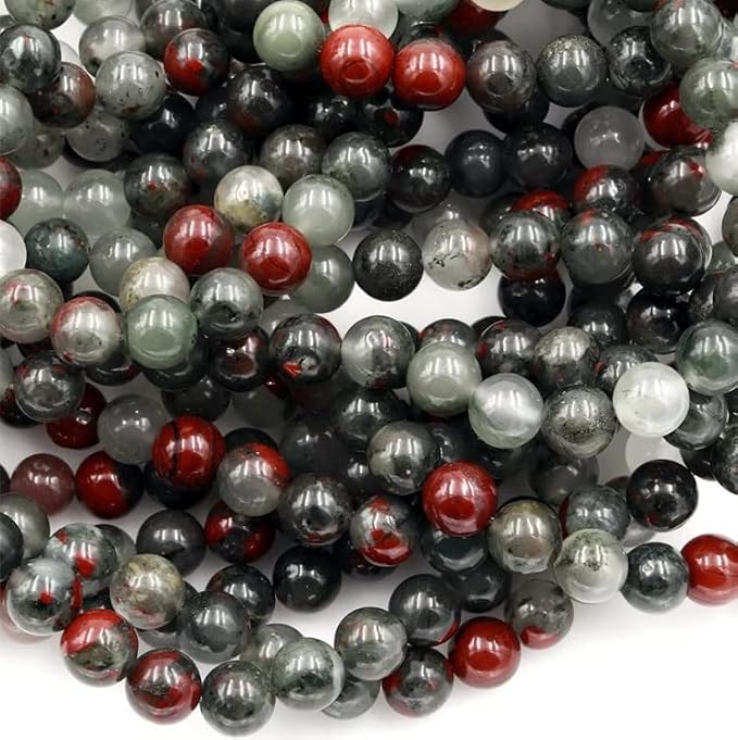 Zenkeeper 108 Pcs African Bloodstone Beads - Image 3