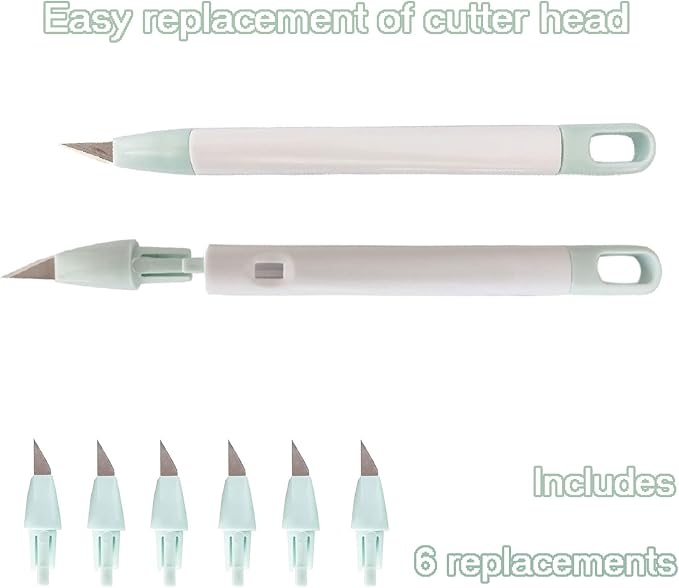 KINGFINGER Precision Craft Knife Set, 7-Piece Hobby Knife Kit - Image 4