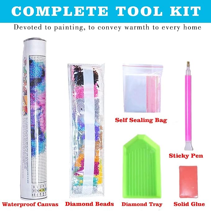 Meothan 5D Large Diamond Painting Kits - Image 5