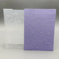 3D Plastic Embossing Folder Template Beautiful Stars Texture 4.13x5.71 Inch by Unknown