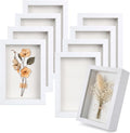 8 Pcs Shadow Box Frame, 4 x 6 Inch 3D Shadow Boxes Display Cases 1.2in Depth by Unknown