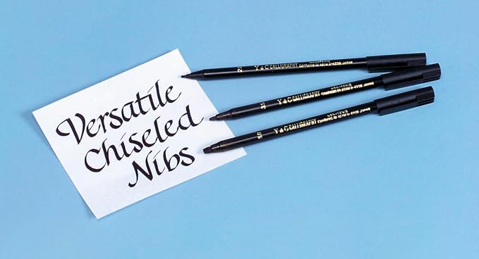 Yasutomo - NSC603A Y and C Water Based Calligraphy Markers, Chisel Tip - Image 2