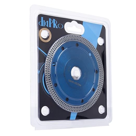 5" Super Thin Diamond Tile Blade Porcelain Saw Blade for Cutting Porcelain Tile Granite Marbles (5")