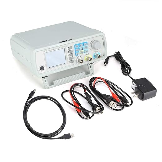 Koolertron Upgraded 30MHz DDS Signal Generator Counter,High Precision Dual-Channel Arbitrary Waveform Function Generator Frequency Meter 200MSa/s (30MHz)