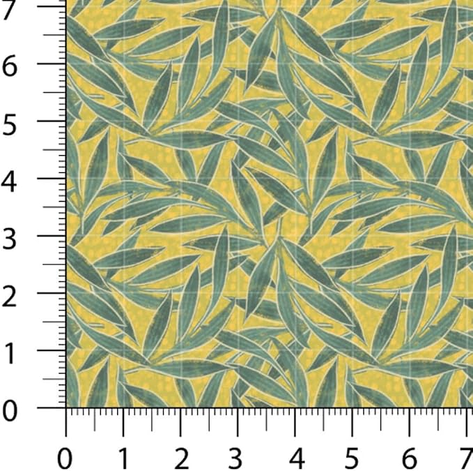 Tropical Patchwork Fabric Panel 100x155 cm – 100% Cotton Satin, 6 Coordinated - Image 5