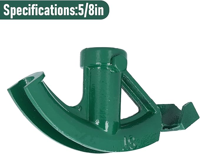 Manual Bending Tool, Conduit Tube Bender Head for Copper, Aluminum, Brass and Steel Pipe etc(5/8",16.5mm)