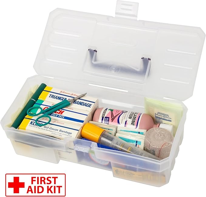 Akro-Mils 12-Inch ProBox Plastic Art Supply, Hobby or Craft Storage Toolbox - Image 4