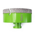 Diamond Core Drill Bits - 4" Tile Hole Saw 100mm Ceramic Drill Bit Vacuum Brazed for Porcelain Tile Granite Marble Masonry