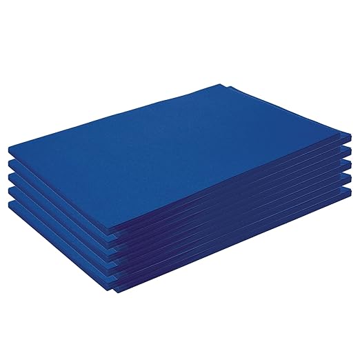 Colorations 12" x 18" Mediumweight Blue Construction Paper by Colorations