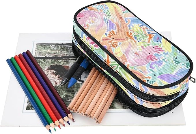 Adorable Axolotls Mexican Pencil Case - Image 4