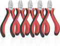 Wire Cutters 4"-5 Pack Side Cutters for Jewelry Making with Spring Loaded for DIY, Craft, Repairing
