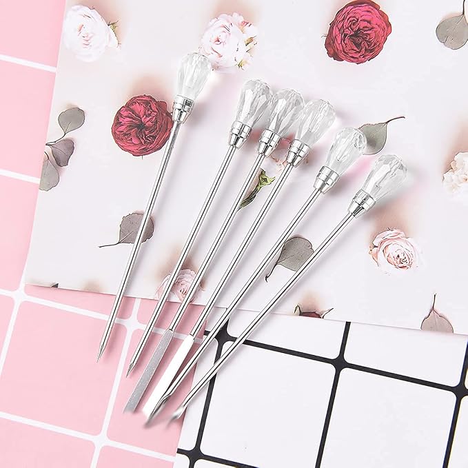 11 Pcs Resin Mold Tools Set Stirring Needle Spoon Tool Tweezers Precision Kit - Image 3