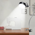 20W Clip on Light, LED Work Light with Flexible Gooseneck and Clip Base, Shop Tool Lamp for Lathe, Work Bench, Sewing Machine, Industrial Lighting, Small Areas Bright Lights, 2000 Lumens