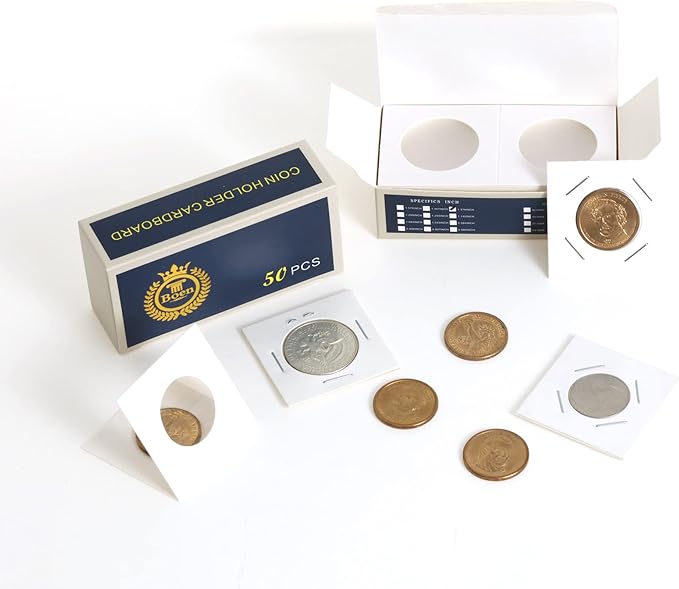 Boen Coin Flips 400Pcs Coin Holders 8 Assorted Sizes - Image 6