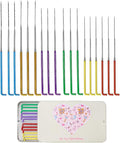 18 Pieces Wool Felting Needles 6 Colors Needle Felting Tools Wool Triangular by Jupean