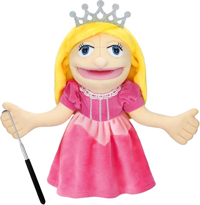 Soulchen 16 Inch Pink Hand Puppets by Soulchen