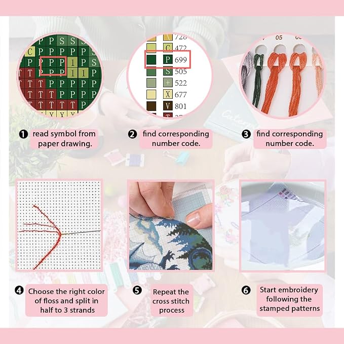 FREEBLOSS 11CT Cross Stitch Kits - Image 4
