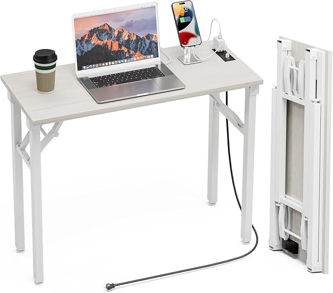 TEMI Small Computer Desk Folding Table by TEMI
