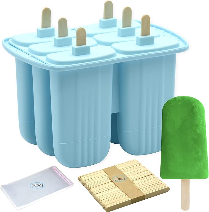 Bangp Popsicle Molds 6-cavity, Non-BPA Silicone Ice Pop Maker | Silicone by Bangp
