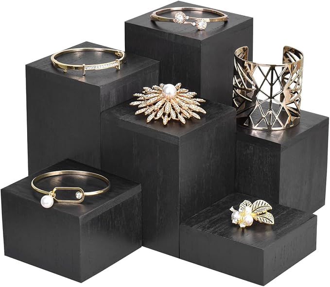 MOOCA Wooden 6 Pcs Square Risers - Image 5