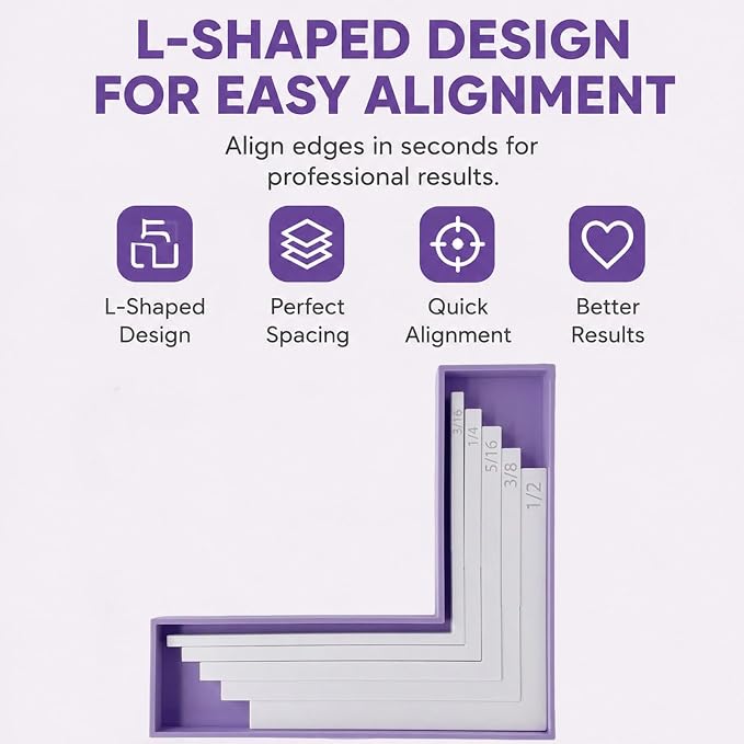 7pcs Paper Crafting Alignment Guides - Image 4
