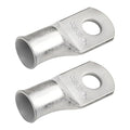 SELTERM 2pcs 3/0 AWG 3/8" Stud Tinned Copper Wire Lugs, Battery Lugs, Ring Terminals, Battery Cable Ends, 000 Gauge Ring Terminal Connectors, UL Marine Grade Electrical Battery Terminal Connectors