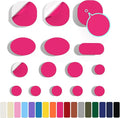 45PCS Nylon Repair Patch Self-Adhesive Pre-Cut Fabric Patch Down Jacket Repair Patches for Puffer Jackets Tenacious Tape Polyester Waterproof Lightweight Tent Repair Patch for Clothes Bag(Rose)