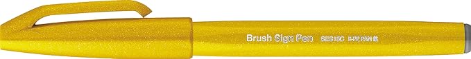 Pentel Fude Touch Sign Pen, Felt Pen Like Brush Stroke - Image 2