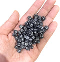 100PCS Mini dice Solid Black Super Small Assorted 1/5" 5mm D6 Mini Dice Game by Unknown
