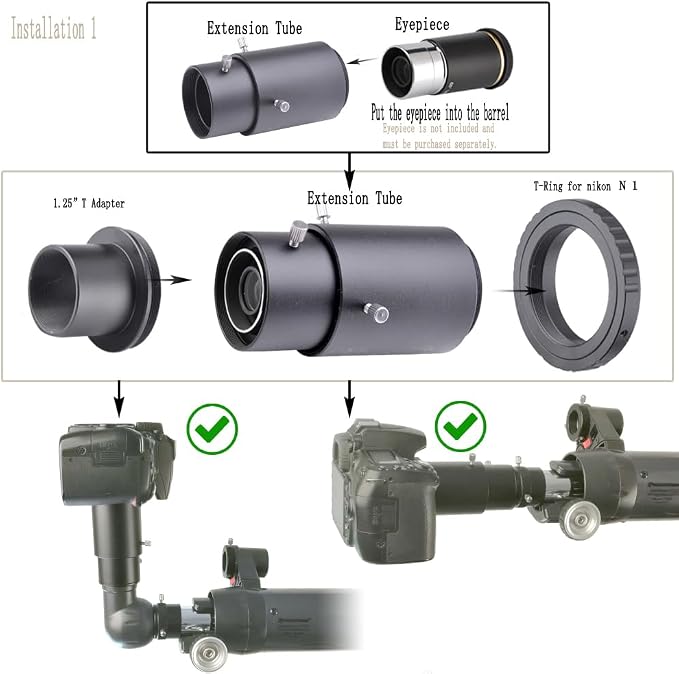 Variable Extension Telescope Camera Adapter – Compatible - Image 4