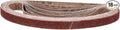 1/2 x 18 Inch Sanding Belt, 18 Pcs 80 Grit Knife Sharpener Belts Work Sharpening for Belt Sander Knife Carving Tool Metal Working