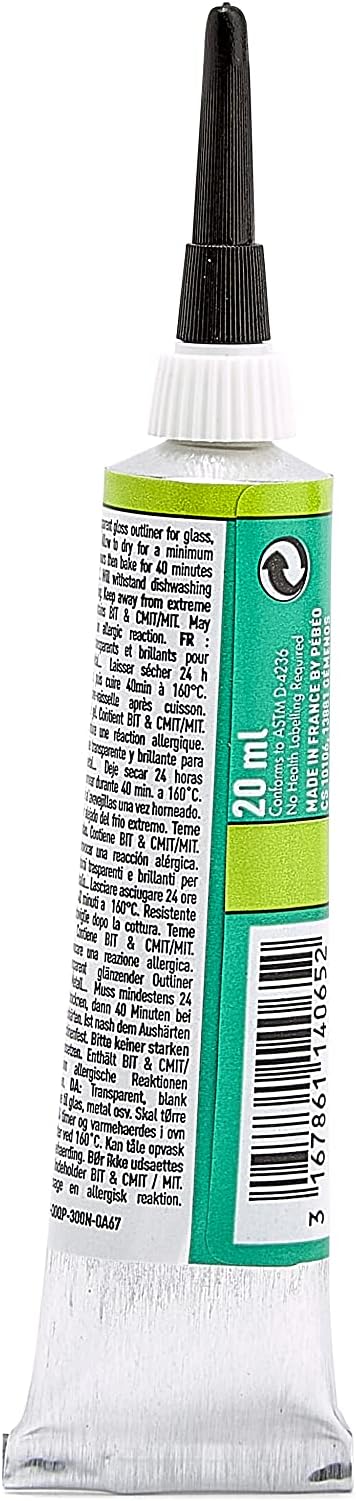 Pebeo Vitrea 160, Glass Paint Outliner, 20 ml Tube - Image 2