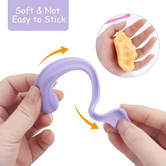 Air Dry Clay Kit for Kids – 50 Colors 15g Each, Non-Toxic Modeling Clay Set | - Image 2