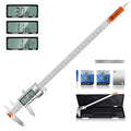 Digital Caliper 12 Inch/300mm, HARDELL Calipers Easy Switch Inch/MM/Fraction, Stainless Steel Digital Caliper Measuring Tool with Auto-Off Large LCD Screen for DIY/3D Printing/Jewelers/Woodworkers