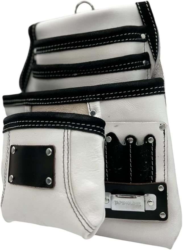 Professional Leather Tool Bag, Top-Grain Leather, Organizer, Protects Tools, Enhances Work Efficiency