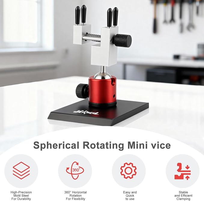 Mini Vise Table Top Clamp, Mini Portable Table Vise - Image 2