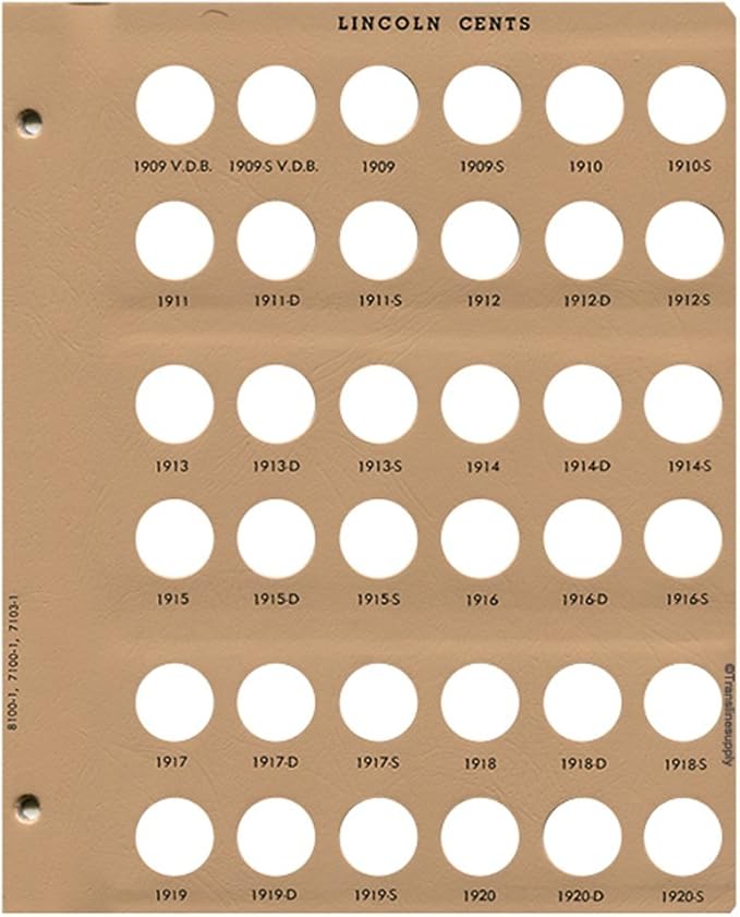 Dansco US Lincoln Cent with Proof Coin Album 1909 - Image 2