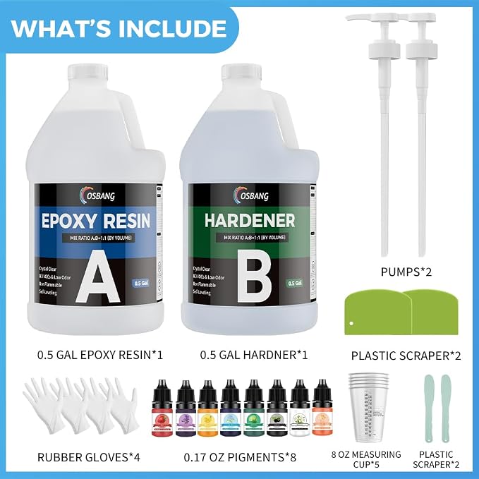 Epoxy Resin 2 Gal, Crystal Clear Epoxy Resin - Image 6