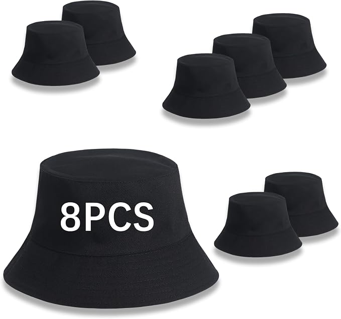 Bucket Hats Bulk Solid Color DIY Blank Hat Bucket Hats by DASSNANE