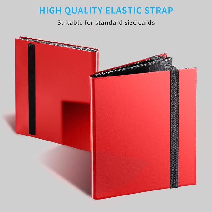 Upgraded 9 Pockets Trading Card Collection Binder, 360 Book Holder Album - Image 2